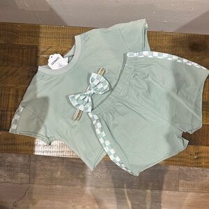 Mint Green Kids Matching Set